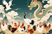 雞群無(wú)鶴，龍隱云中，當(dāng)生肖遇上鶴立雞群