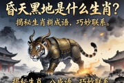 昏天黑地是什么生肖？揭秘生肖與成語的巧妙聯(lián)系