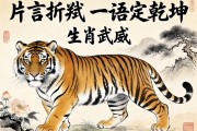 片言折獄，一語定乾坤的生肖虎威