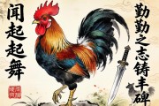 聞雞起舞，勤勉之志鑄豐碑