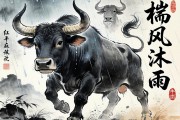 櫛風(fēng)沐雨，生肖牛，堅(jiān)韌不拔的象征