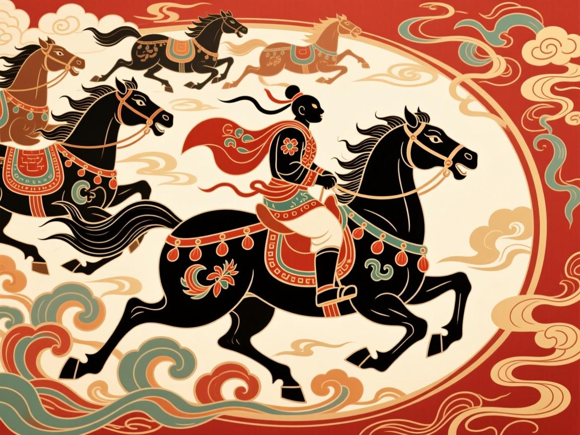 一騎絕塵的生肖圖騰