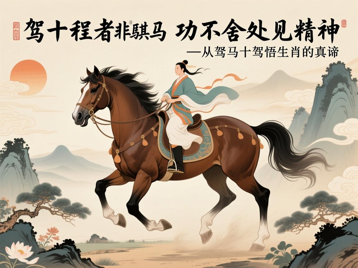 從駑馬十駕悟生肖馬的真諦