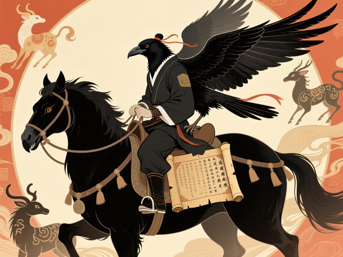 暗羽馱著的古老契約