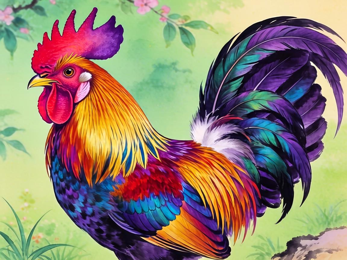 斑斕世相中的一羽明艷