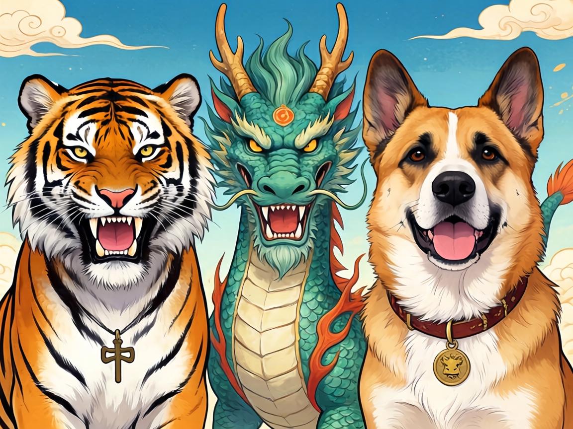 揭秘十二生肖中那些齜牙咧嘴的守護者