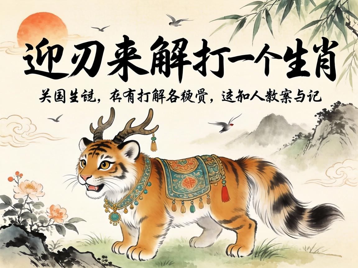 迎刃而解打一個生肖