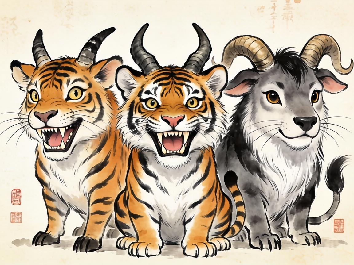 齜牙咧嘴三大生肖