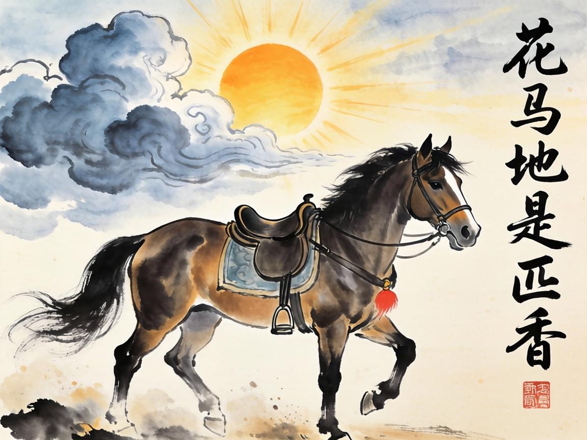 云開見日是匹馬