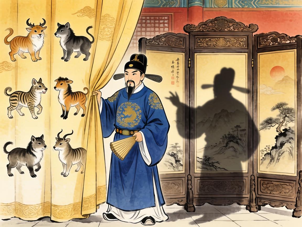 簾后生肖與權(quán)力屏風(fēng)上的影子博弈