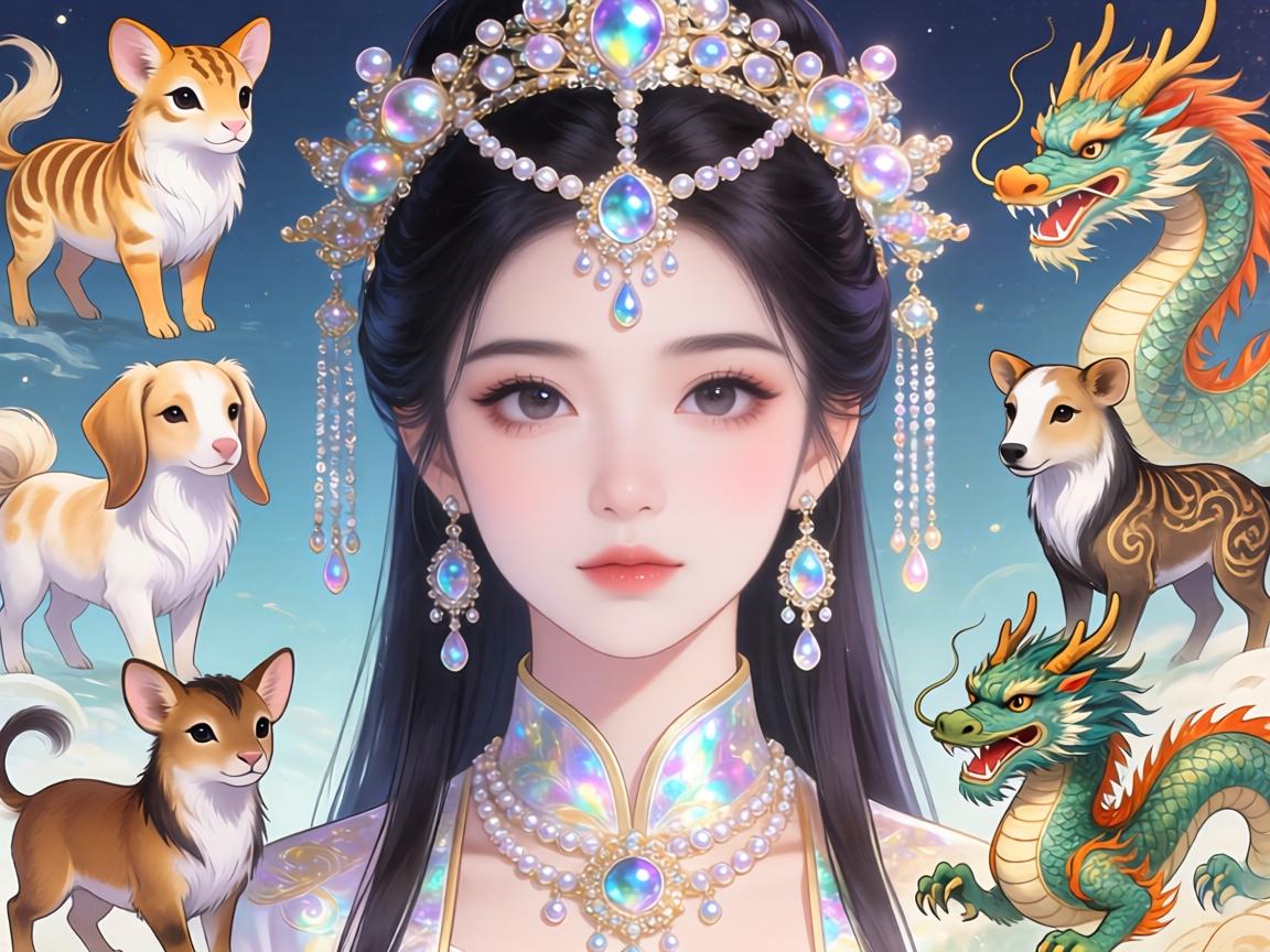 珠光寶氣映真容