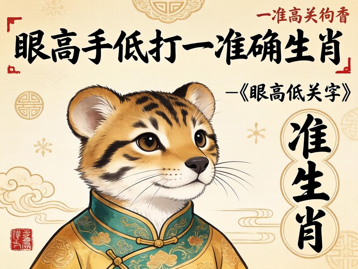 眼高手低打一準(zhǔn)確生肖