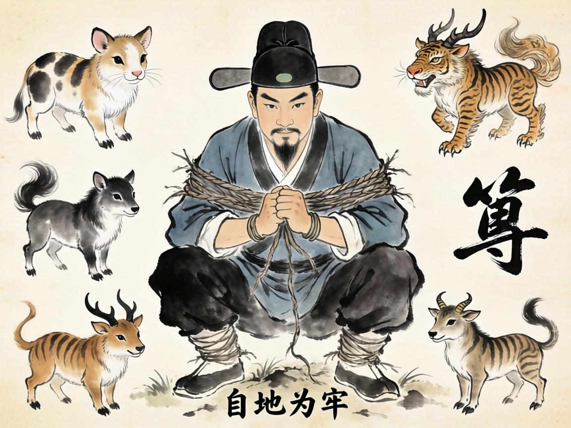 畫地為牢與生肖的聯想