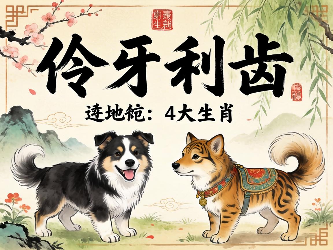 伶牙俐齒的4大生肖