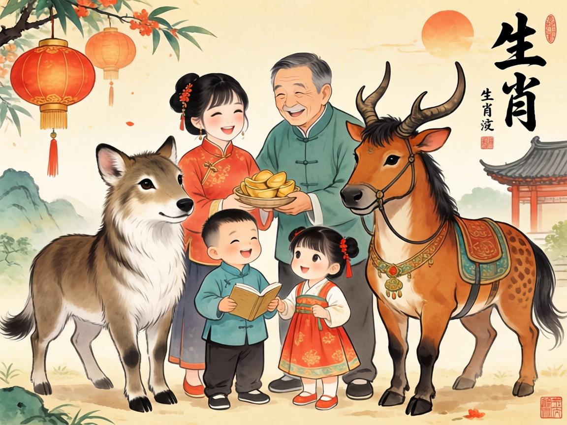闔家歡樂(lè)的三大生肖