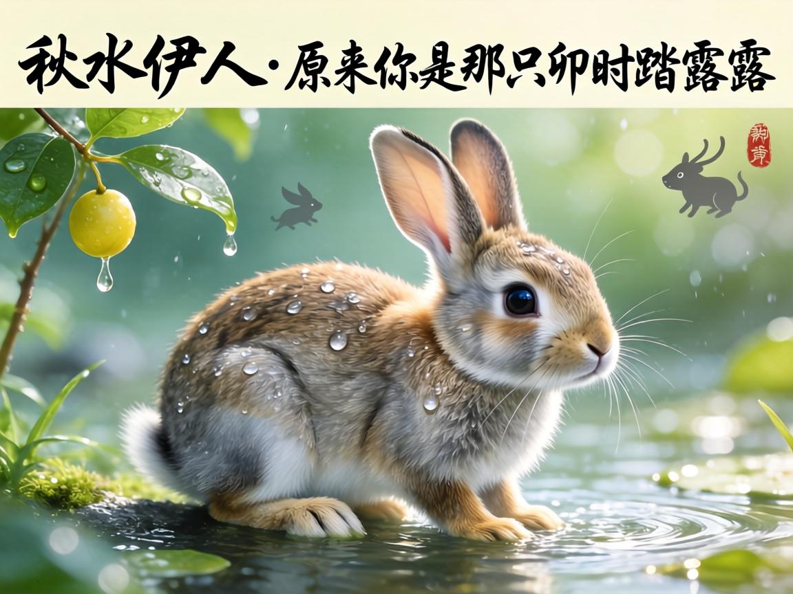 原來(lái)你是那只卯時(shí)踏露的兔