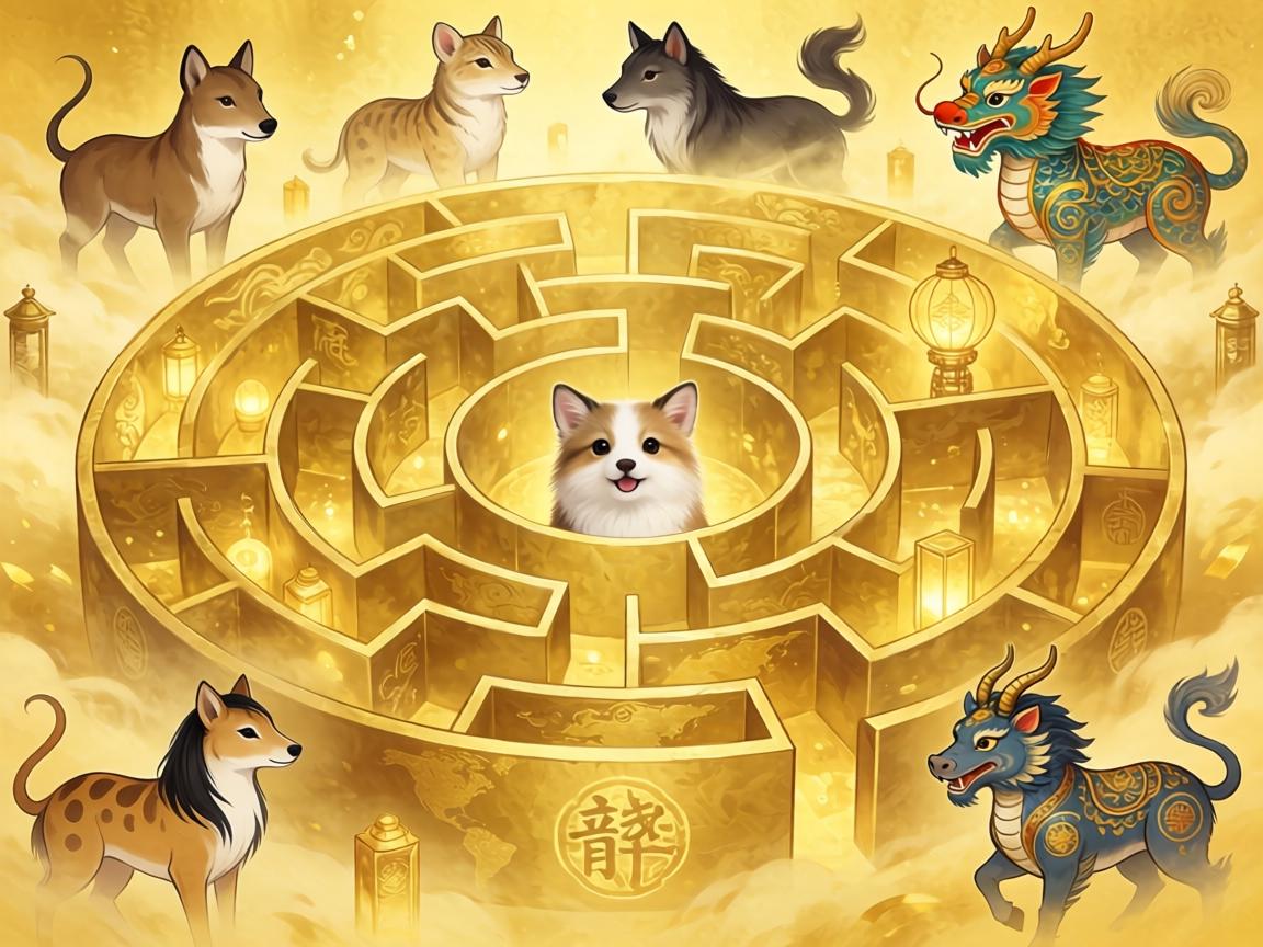 被金色迷霧圍困的屬相迷宮