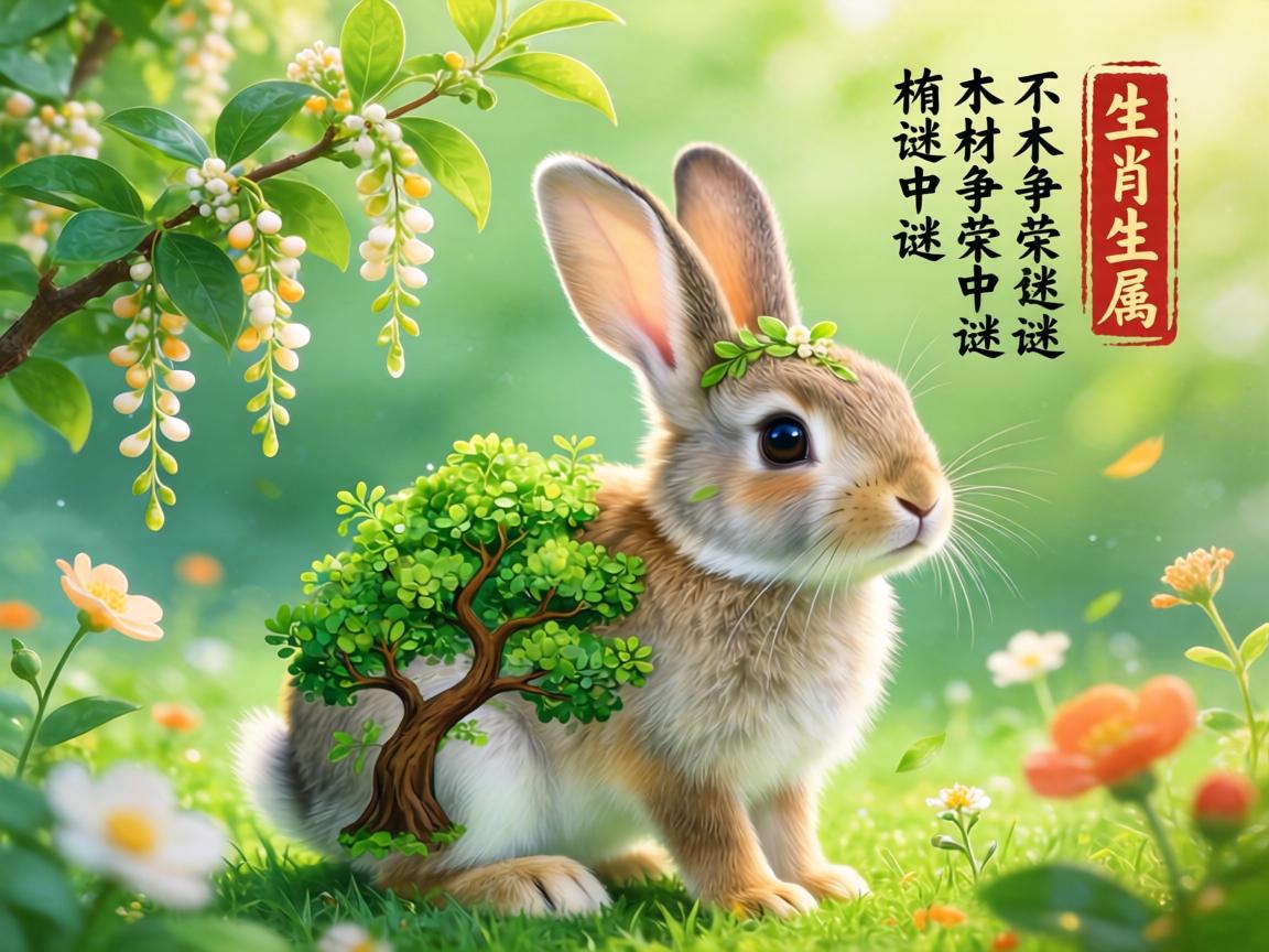 生肖兔的生機(jī)寓意