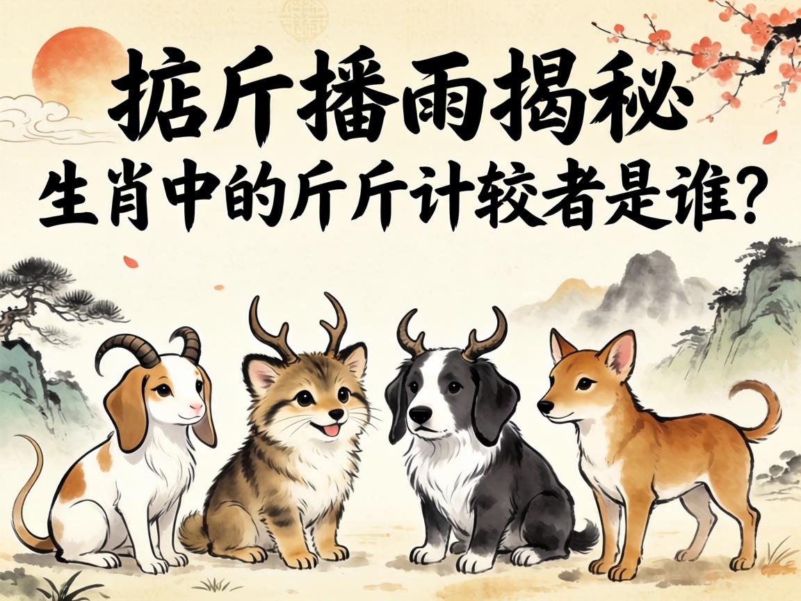 生肖中的斤斤計較者是誰