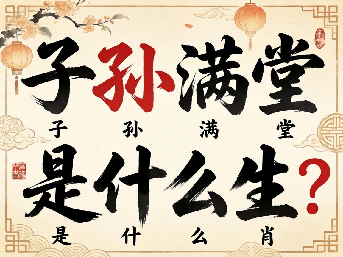 子孫滿堂是什么生肖