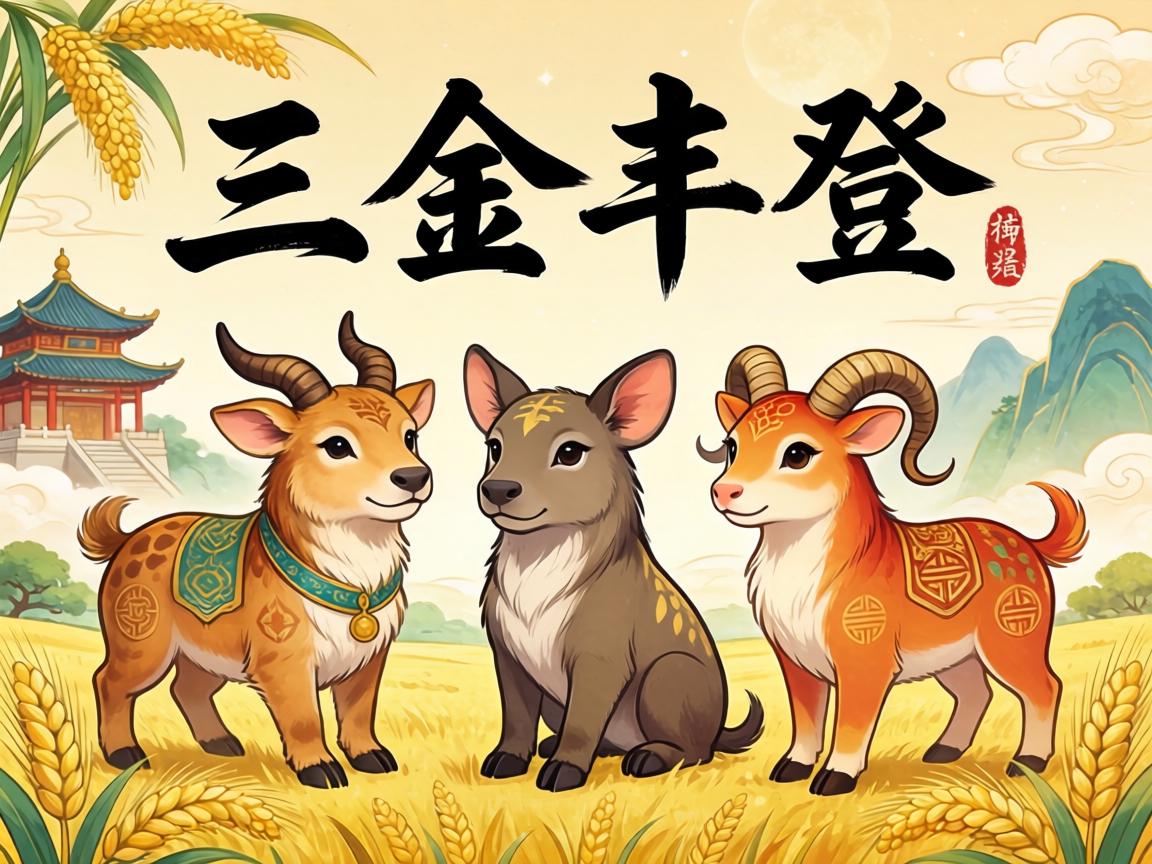 五谷豐登三大生肖