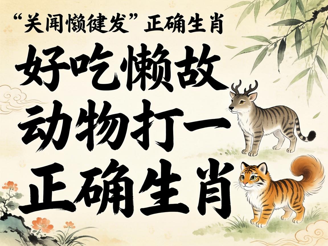 好吃懶做的動物打一正確生肖