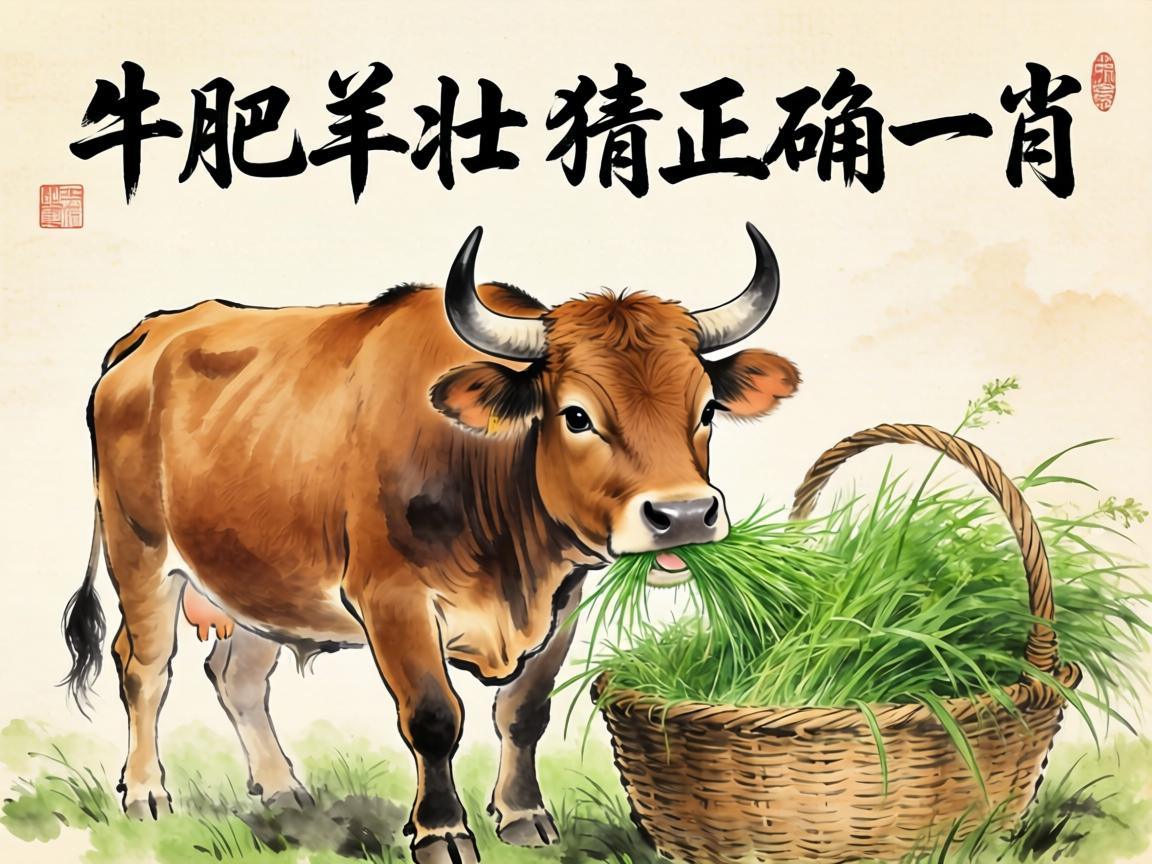 牛肥羊壯吃青草猜正確一肖